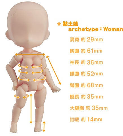 黏土娃archetype：woman